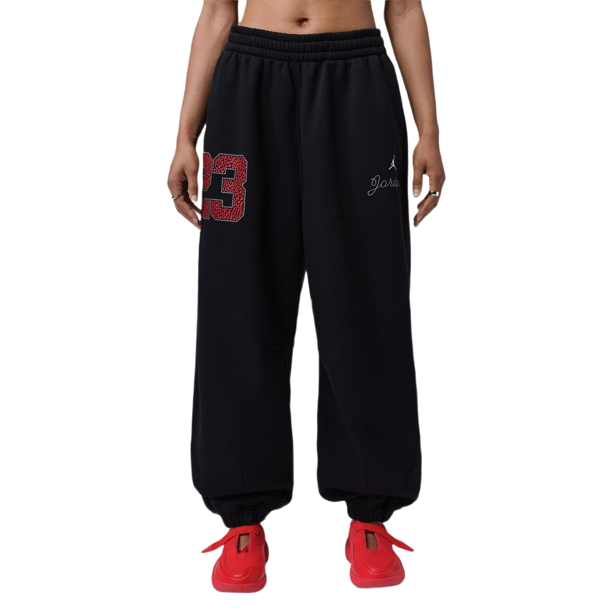 Jordan Women's Brooklyn Fleece Jogger Pants - BLACK